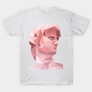 Michelangelo's David Low Poly Art T-Shirt